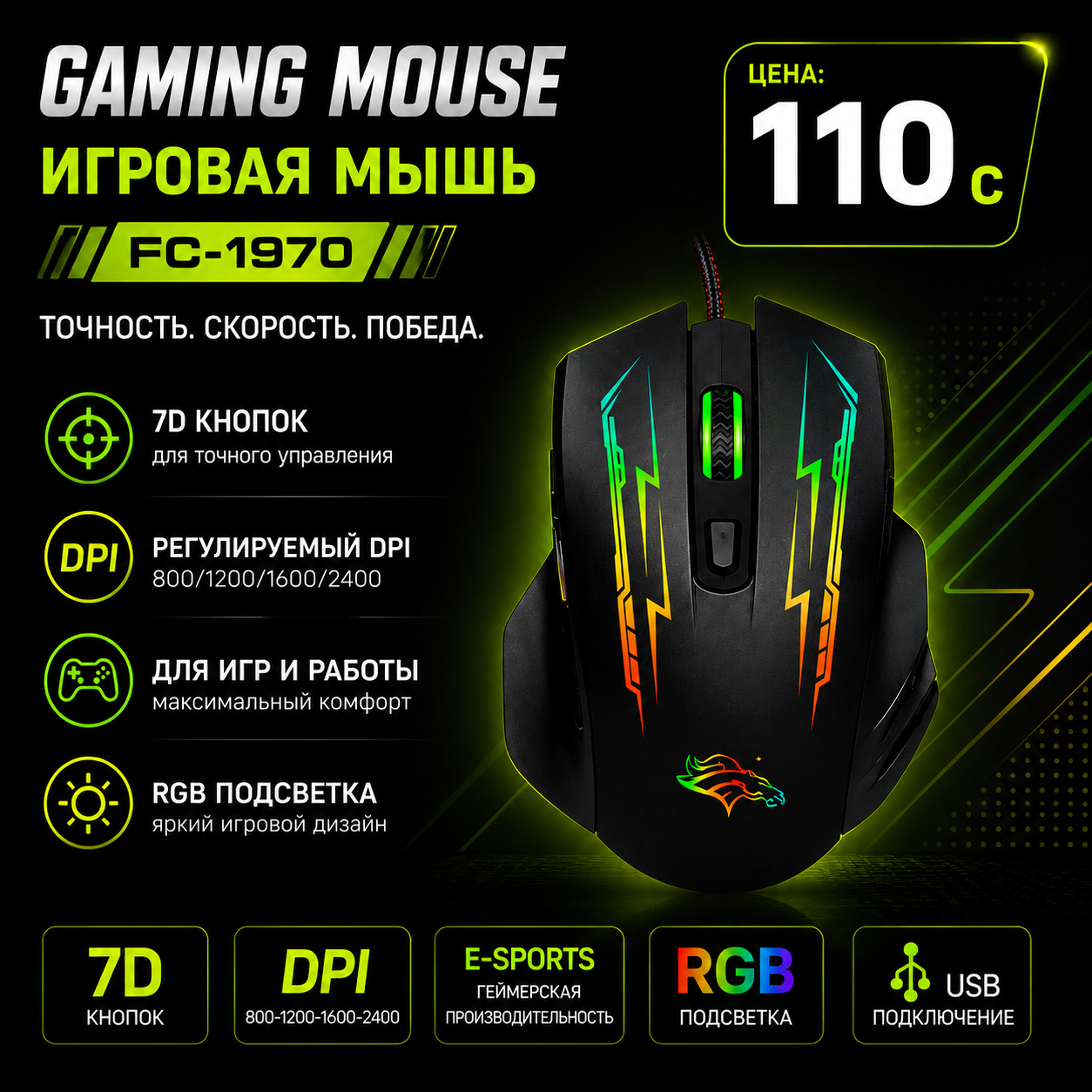 FC-1970 Gaming Mouse